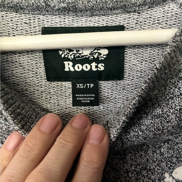 Roots Heather Gray Tee Dress with Pockets - Picture 2 of 3